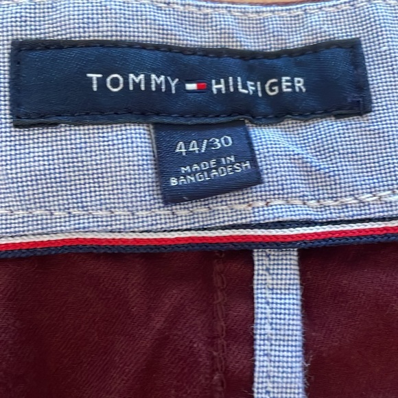 Tommy Hilfiger Burgundy Regular Fit Chino Pants (44/30) - Picture 8 of 9